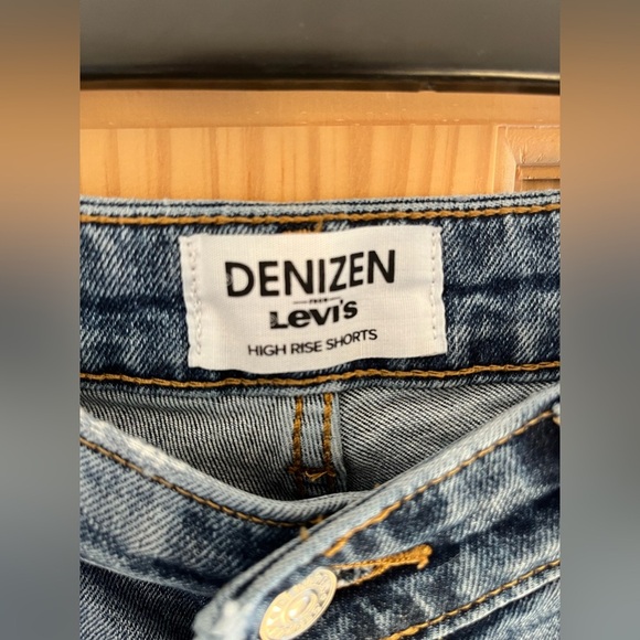 Denizen For Levi’s High Rise Blue Jeans Size Shorts - Picture 4 of 8